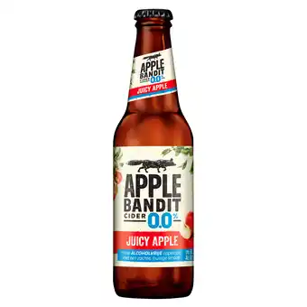 PLUS Apple Bandit Cider Juicy Apple 0.0 aanbieding