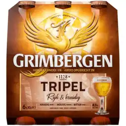 PLUS Grimbergen Tripel abdijbier fles aanbieding