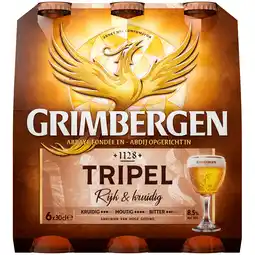 PLUS Grimbergen Tripel abdijbier fles aanbieding