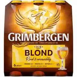 PLUS Grimbergen Blond abdijbier fles aanbieding