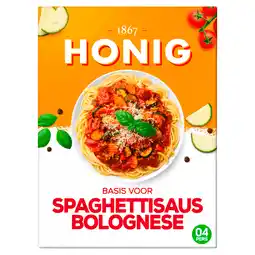 PLUS Honig Mix voor spaghettisaus bolognese aanbieding