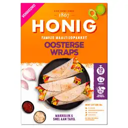 PLUS Honig Maaltijdpakket Oosterse Wraps aanbieding