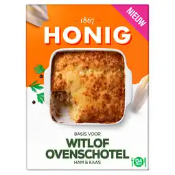 PLUS Honig Basis voor witlof ovenschotel ham kaas aanbieding