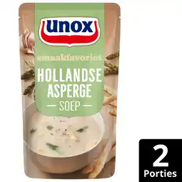 PLUS Unox Soep In Zak Aspergesoep aanbieding