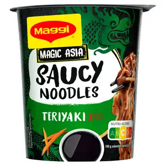 PLUS Maggi Saucy noodles teriyaki aanbieding