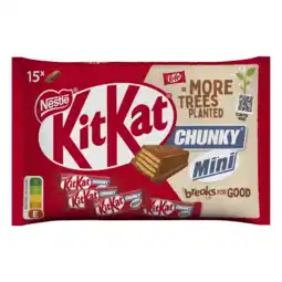 PLUS KitKat Chunky mini melk chocolade uitdeelzak aanbieding