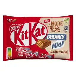 PLUS KitKat Chunky mini melk chocolade uitdeelzak aanbieding