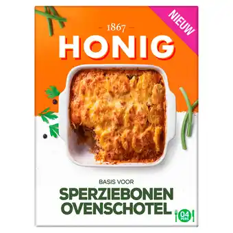 PLUS Honig Basis voor sperziebonen ovenschotel aanbieding