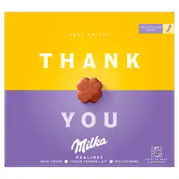 PLUS Milka Thank you aanbieding