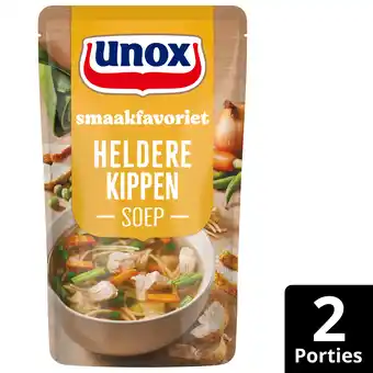 PLUS Unox Soep In Zak Heldere kippensoep aanbieding