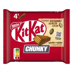 PLUS KitKat Chunky melk chocolade 4-pack aanbieding