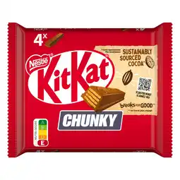 PLUS KitKat Chunky melk chocolade 4-pack aanbieding