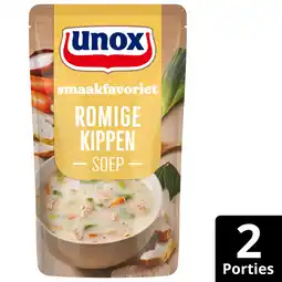 PLUS Unox Soep romige kip aanbieding