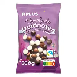 PLUS PLUS Chocolade Kruidnoten melk-wit-puur FT aanbieding