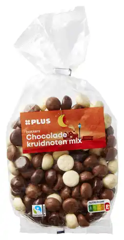 PLUS PLUS Ambachtelijke chocolade kruidnoten aanbieding