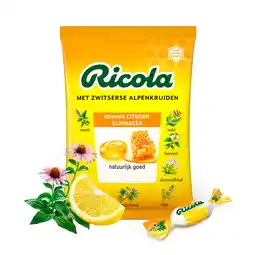 PLUS Ricola Honey lemon echinacea aanbieding