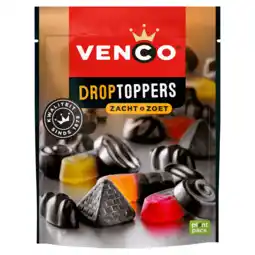 PLUS Venco Droptoppers zacht & zoet aanbieding