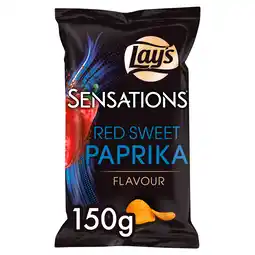 PLUS Lays Sensations chips red sweet paprika aanbieding