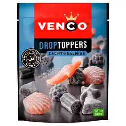 PLUS Venco Droptoppers zacht & salmiak aanbieding