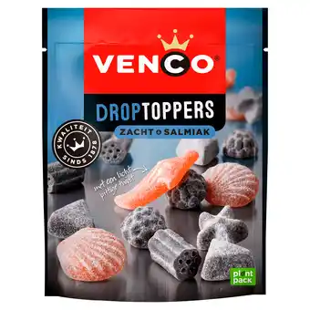PLUS Venco Droptoppers zacht & salmiak aanbieding