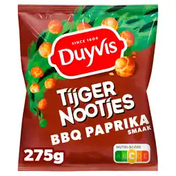 PLUS Duyvis Tijgernootjes bbq paprika aanbieding