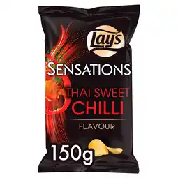 PLUS Lays Sensations chips thai sweet chilli aanbieding