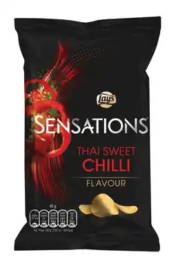 PLUS Lays Sensations Thai Sweet Chilli aanbieding