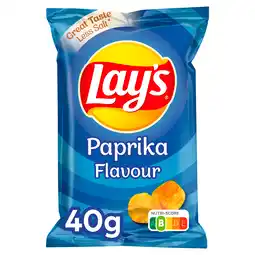 PLUS Lays Chips paprika kleinverpakking aanbieding
