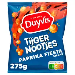 PLUS Duyvis Tijgernootjes fiesta paprika aanbieding