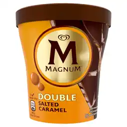 PLUS Magnum Pint double seasalt caramel aanbieding