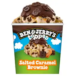 PLUS Ben&Jerry's Topped salted caramel brownie aanbieding