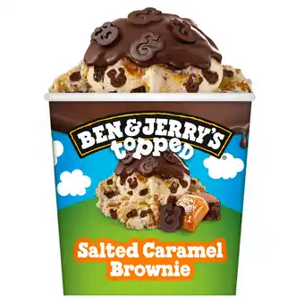 PLUS Ben&Jerry's Topped salted caramel brownie aanbieding