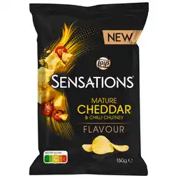 PLUS Lays Sensations mature cheddar aanbieding