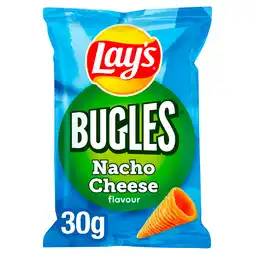 PLUS Lays Bugles chips nacho cheese aanbieding