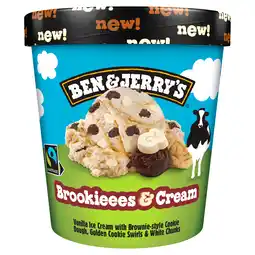 PLUS Ben&Jerry's Brookies and Cream aanbieding