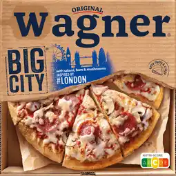 PLUS Wagner Big city pizza london salami ham aanbieding