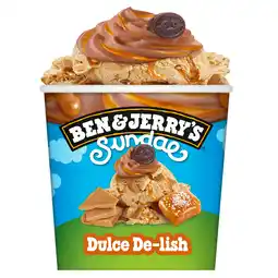 PLUS Ben&Jerry's Sundae dulce de-lish aanbieding