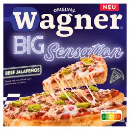 PLUS Wagner Wagner Big Sensation Beef Jalapenos aanbieding