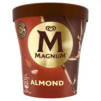 PLUS Magnum Pint almond aanbieding