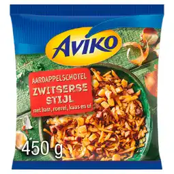 PLUS Aviko Aardappelschotel Zwitserse Stijl aanbieding