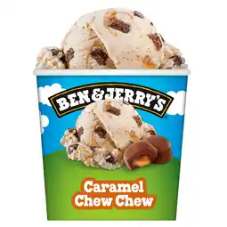 PLUS Ben&Jerry's Caramel chew chew aanbieding