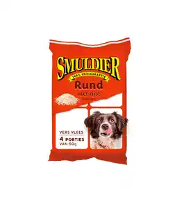 PLUS Smuldier rund met groenten 4x60 gram aanbieding