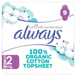 PLUS Always Cotton maandverband long plus aanbieding