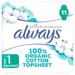 PLUS Always Cotton maandverband normal plus aanbieding