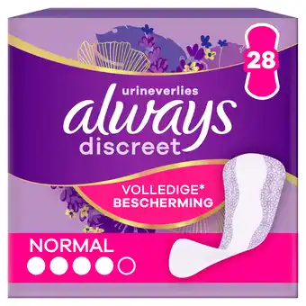 PLUS Always Discreet incontinentie inlegkruisjes aanbieding
