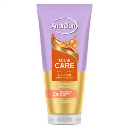 PLUS Andrélon Masker 1 min Oil & Care aanbieding