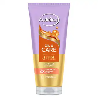 PLUS Andrélon Masker 1 min Oil & Care aanbieding