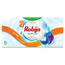 PLUS Robijn 3-in-1 classics capsules stralend wit aanbieding