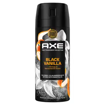 PLUS Axe Deospray black vanilla aanbieding