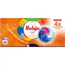 PLUS Robijn 3-in-1 classics capsules color aanbieding